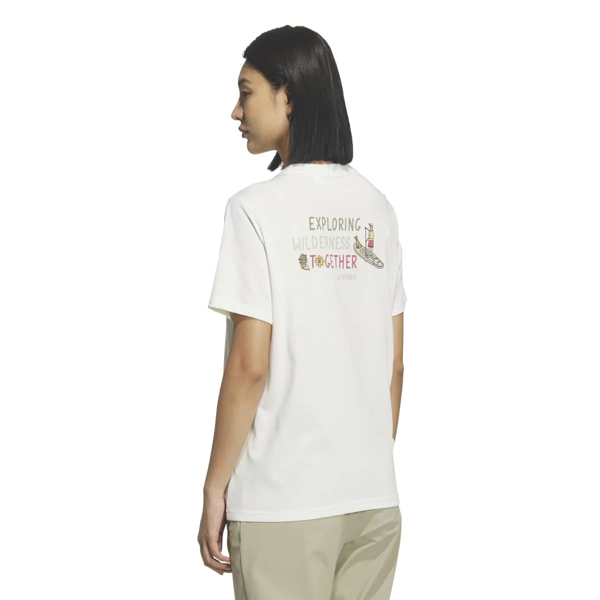 Women's Multi Graphic T-Shirt - White - Image 3
