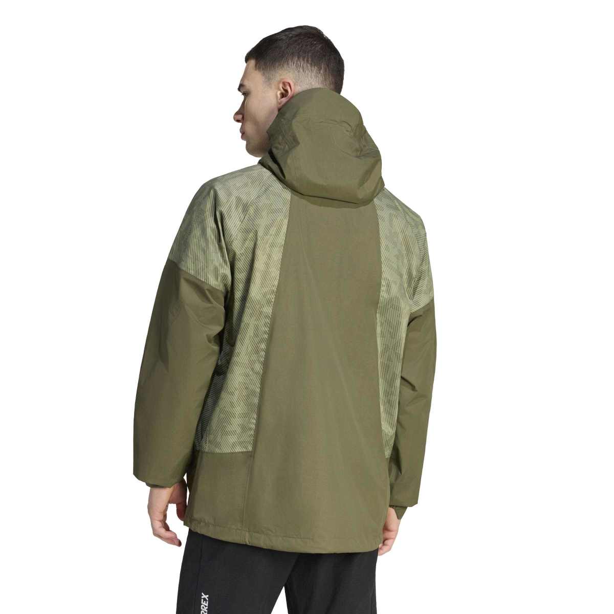 Men's Xperior 2.5L Hybrid Waterproof Jacket - Green - Image 3