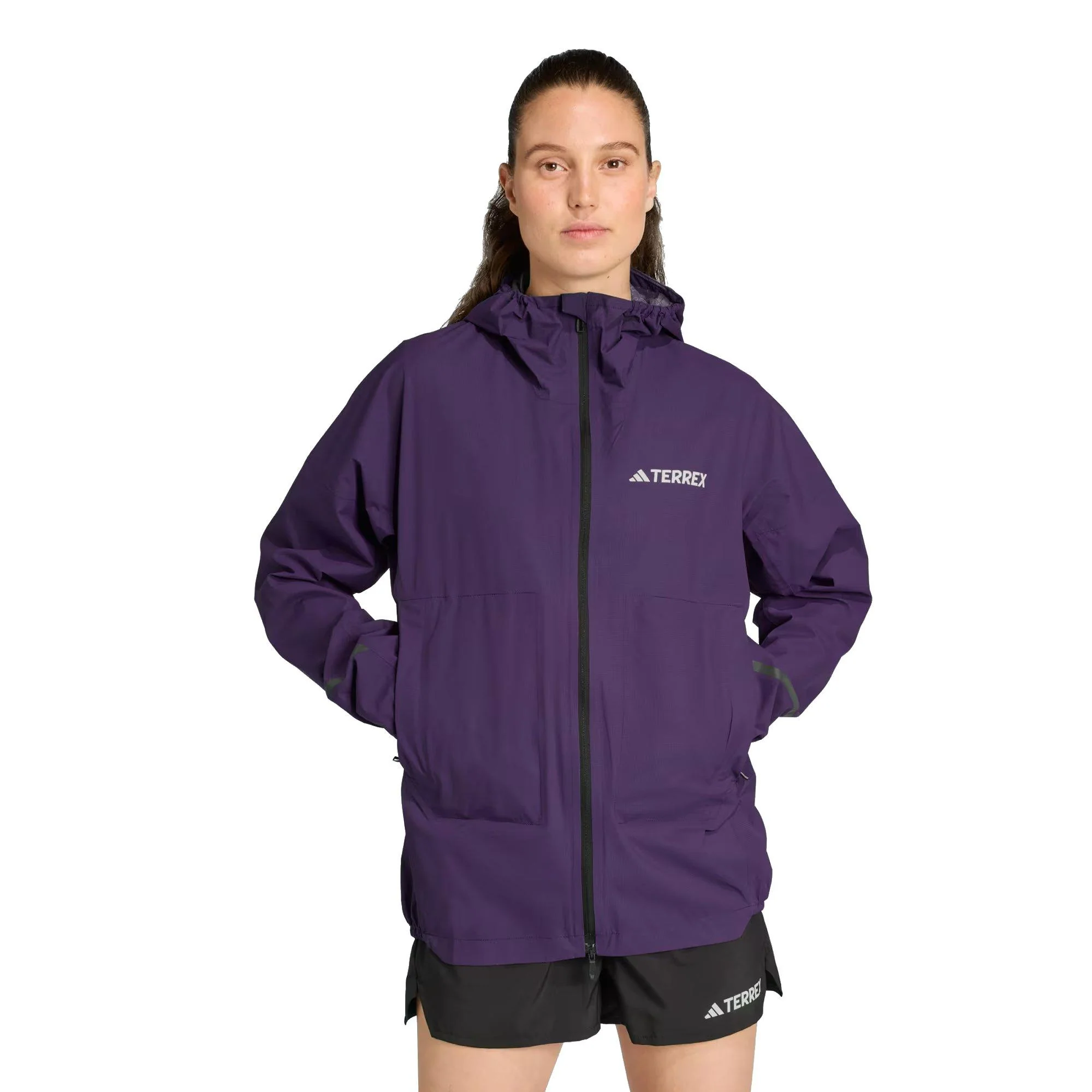 Women's Xperior Light Rain Jacket - Purple - Image 2