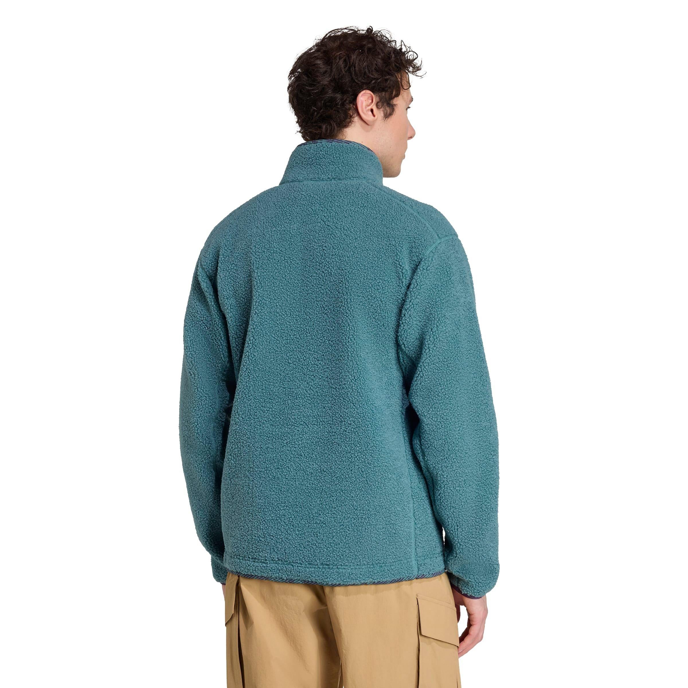 Men's Xploric High Pile Snap Fleece - Teal - Image 3