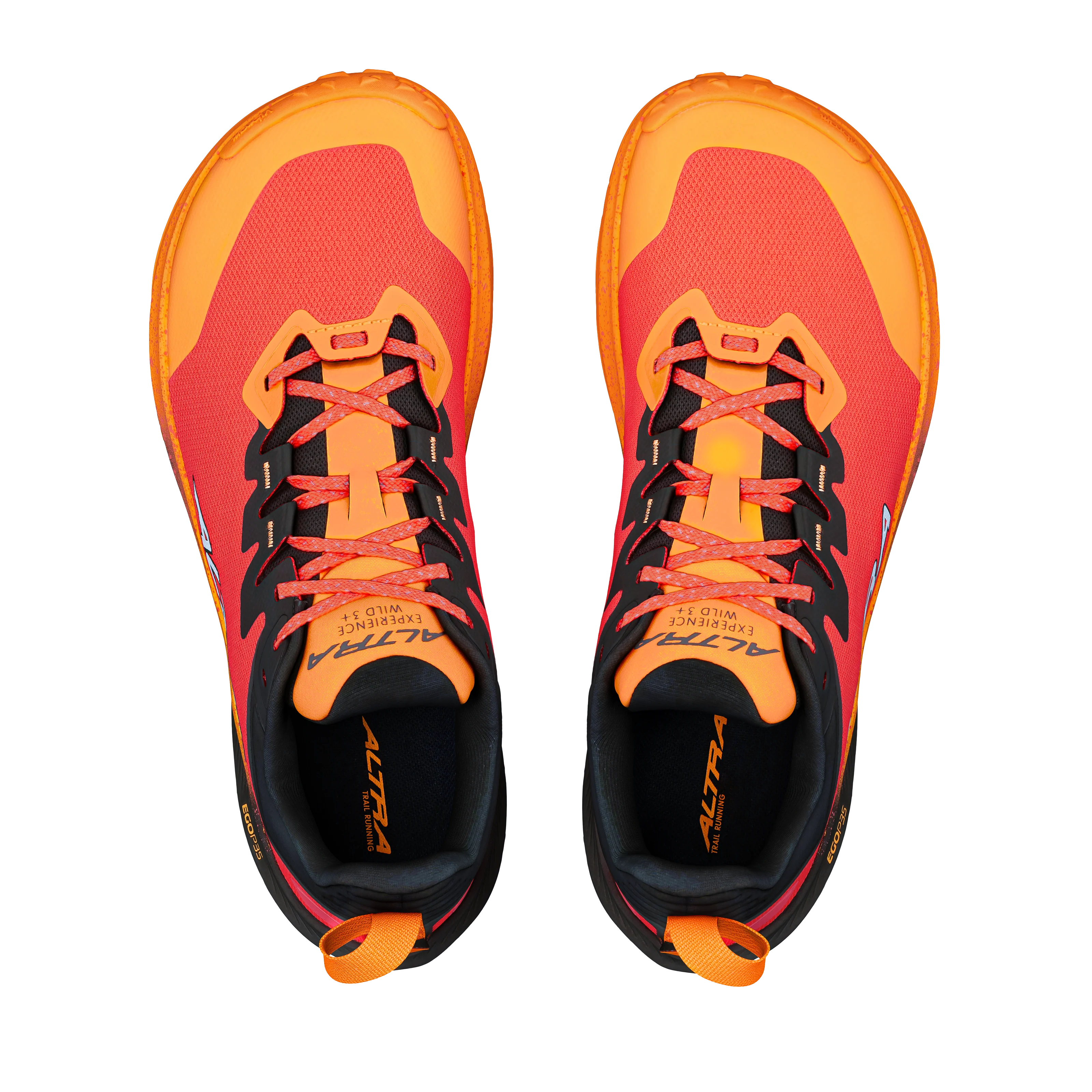 Men's Experience Wild 3+ Running Shoes - Black/Orange - Image 8