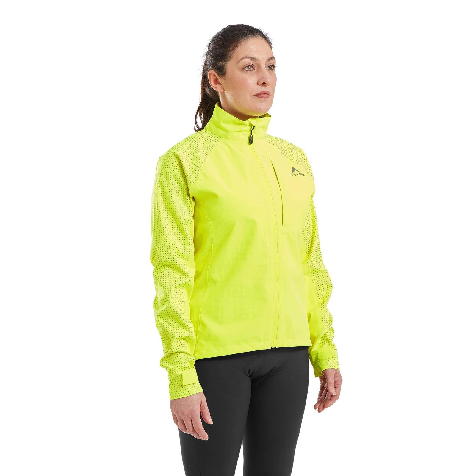 Women's Night Vision Storm Waterproof Jacket - Yellow / Hi Vis - Image 3