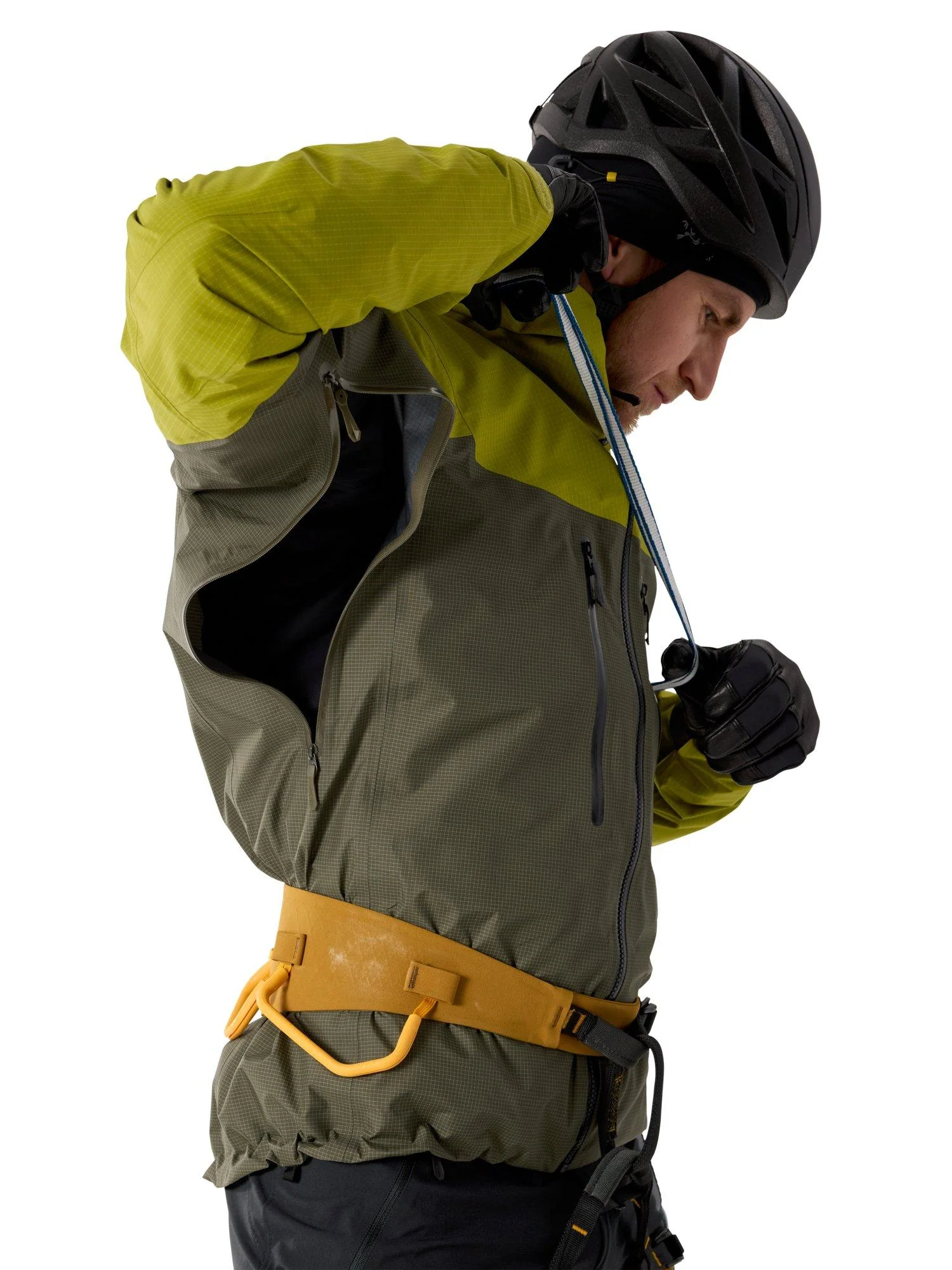 Men's Alpha Jacket - Olive Moss / Tatsu - Image 6