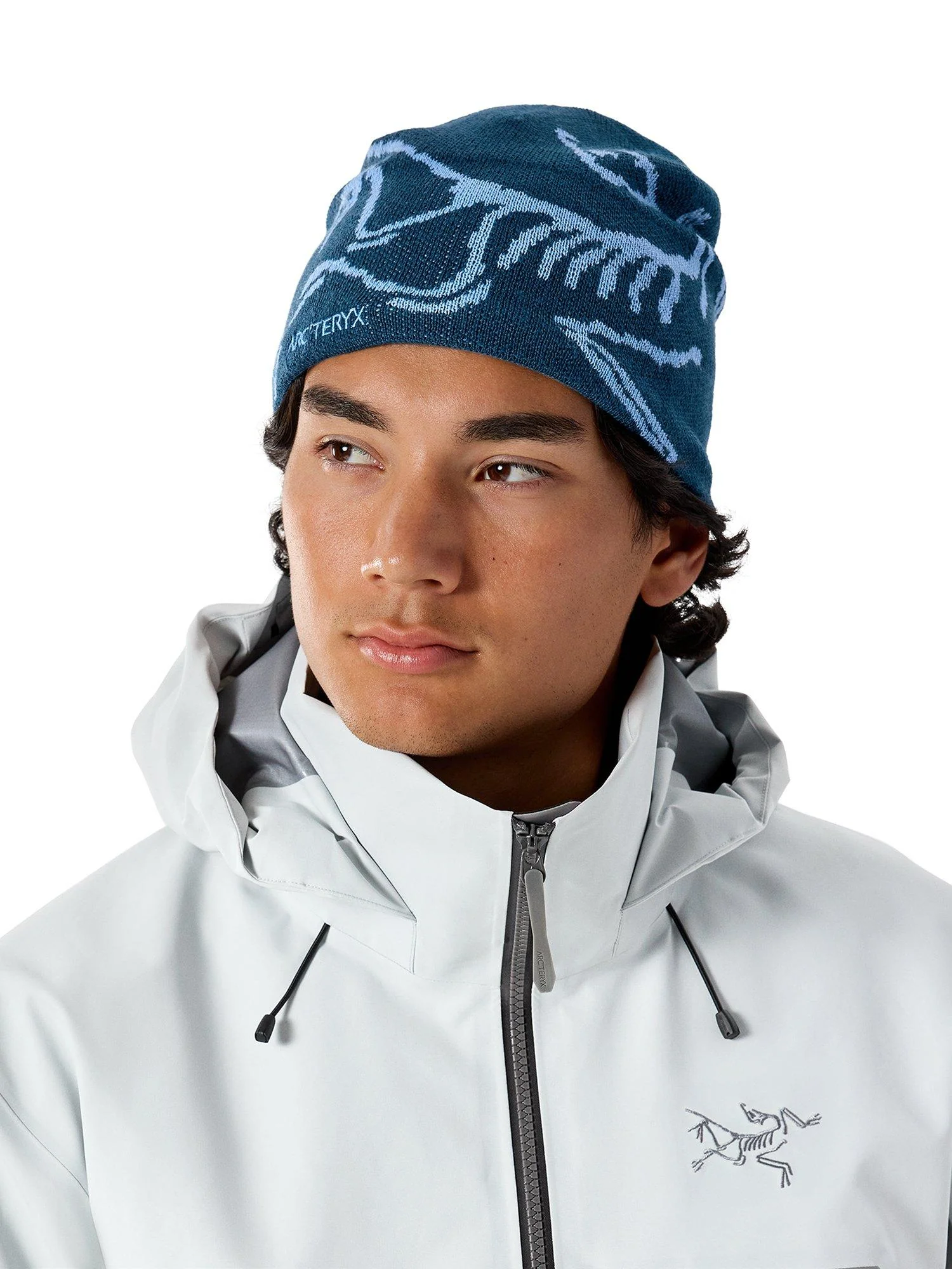 Unisex Bird Head Toque - Nightscape / Glacial - Image 2