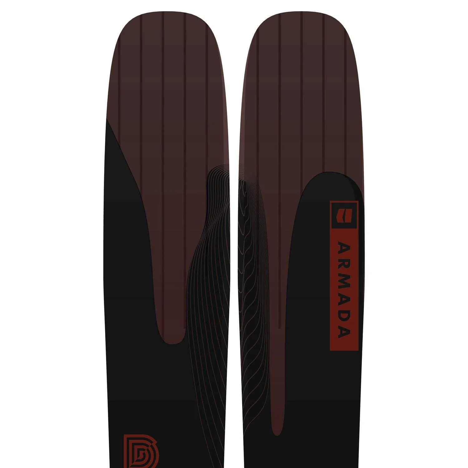 Men's Declivity 88mm C All-Mountain Ski - Black/Red - Image 2