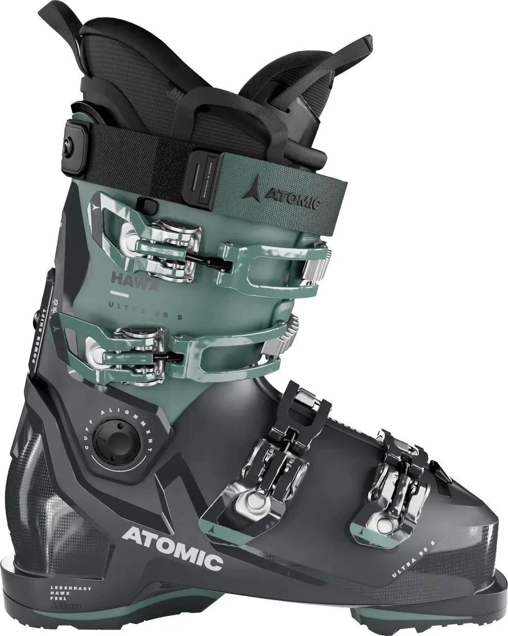 Women's Hawx Ultra 95 S GW Ski Boots - Grey/Aqua - Image 2