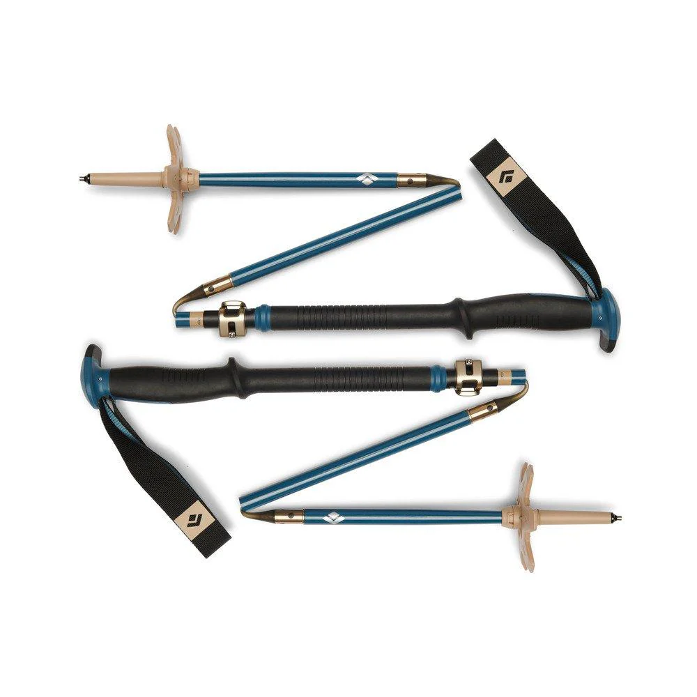 Traverse Compactor Ski Poles - Blue - Image 5