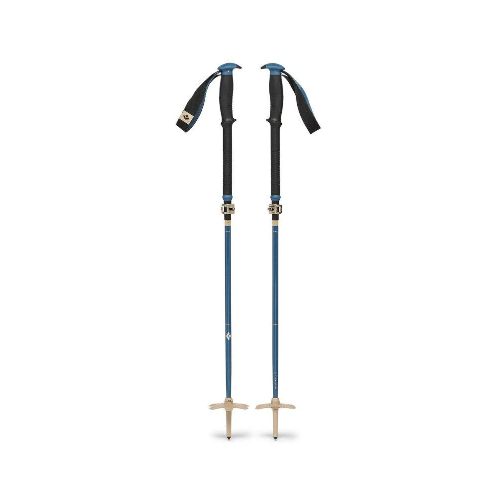 Traverse Compactor Ski Poles - Blue - Image 6