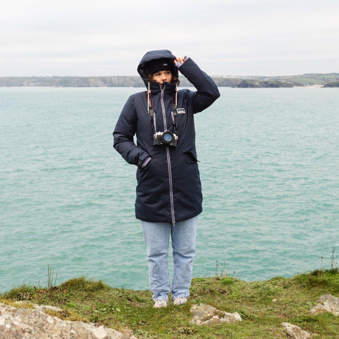 Women's Elana Coat - Navy - Image 3
