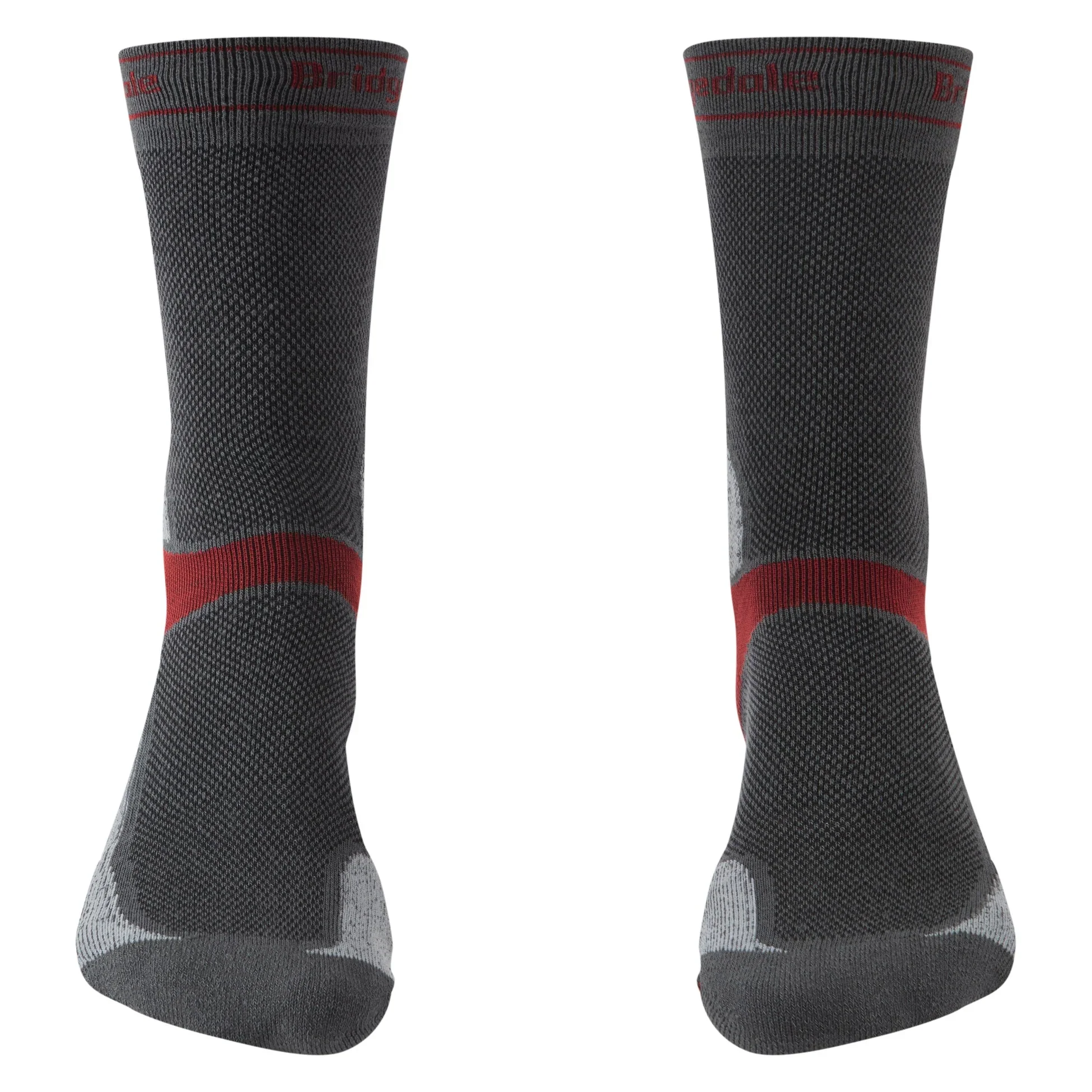 Men's MTB/Gravel Lightweight T2 Coolmax Socks - Grey - Image 2
