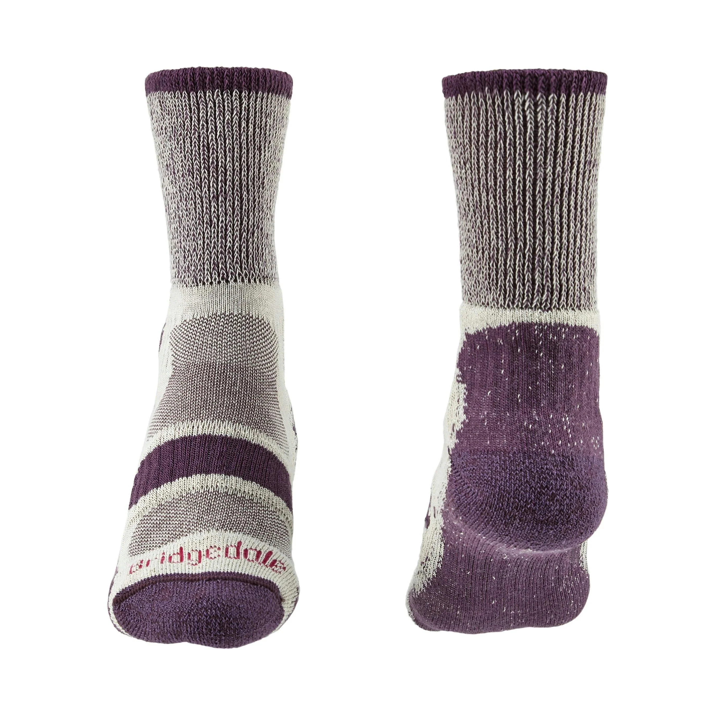 Women's Cotton Cool Hike Lightweight Socks - Purple - Image 2