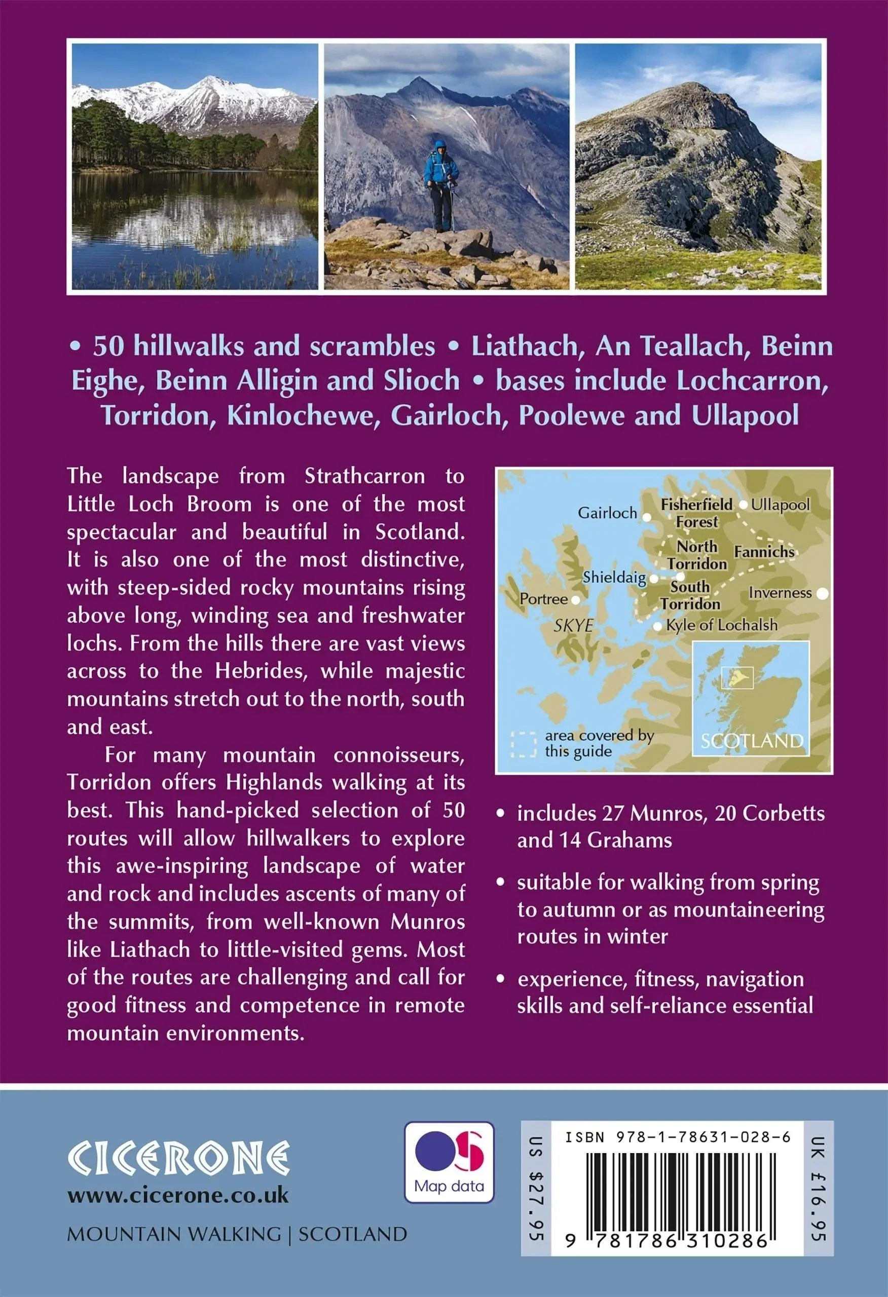 Walking in Torridon, Fisherfield, Fannichs and An Teallach: Including the ridges of Beinn Alligin, Liathach and Beinn Eighe by Chris Townsend - Image 2