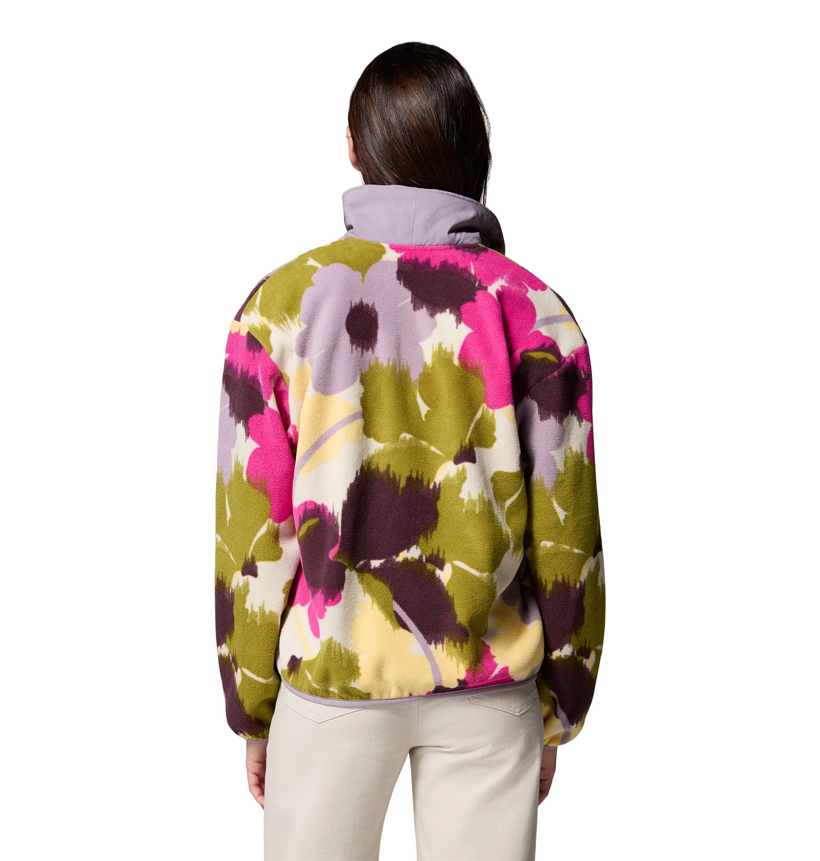 Women's Sequoia Grove Printed 1/2 Zip Fleece - Purple - Image 2