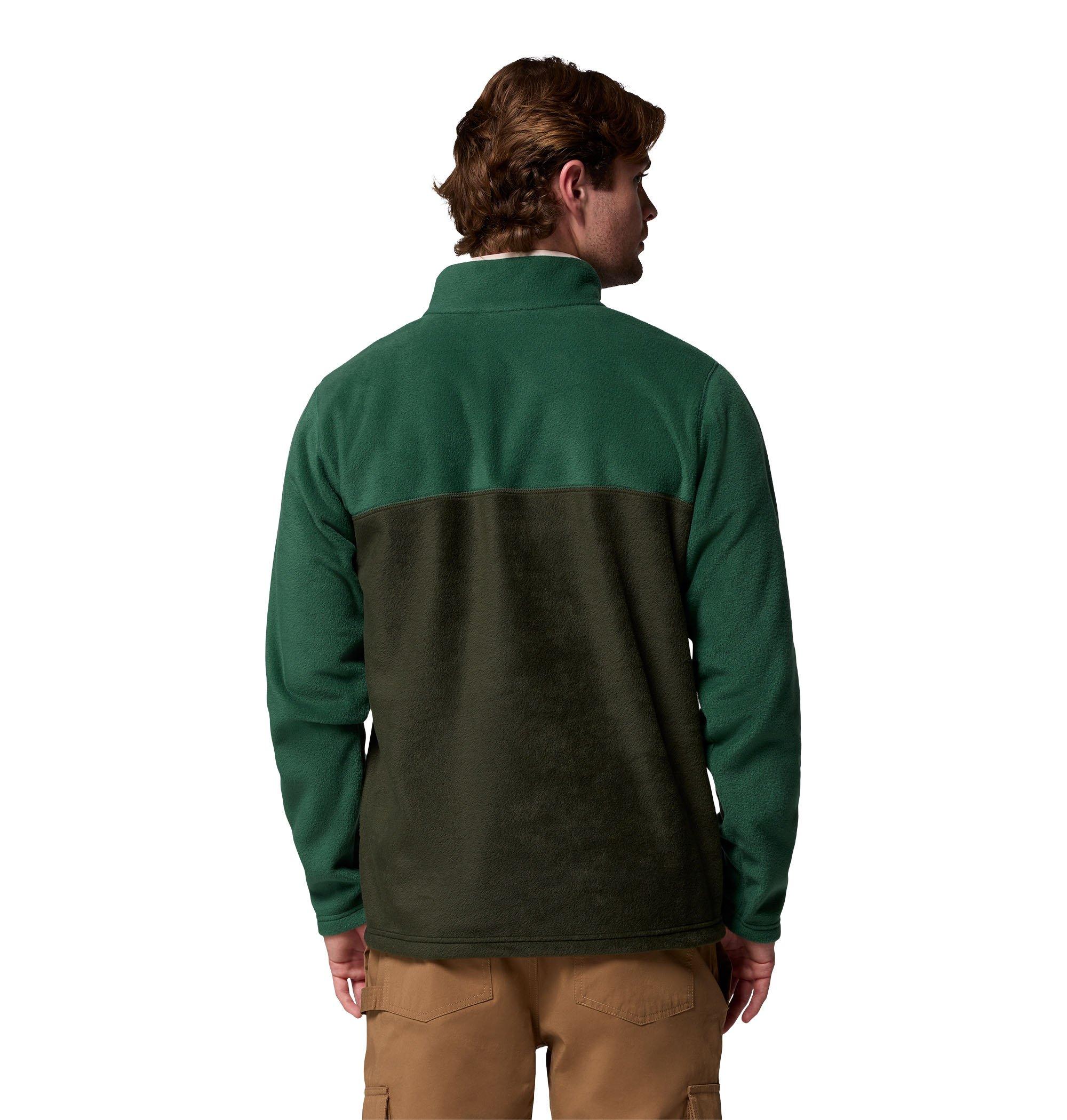 Men's Steens Mountain II 1/2 Snap Fleece - Green - Image 5
