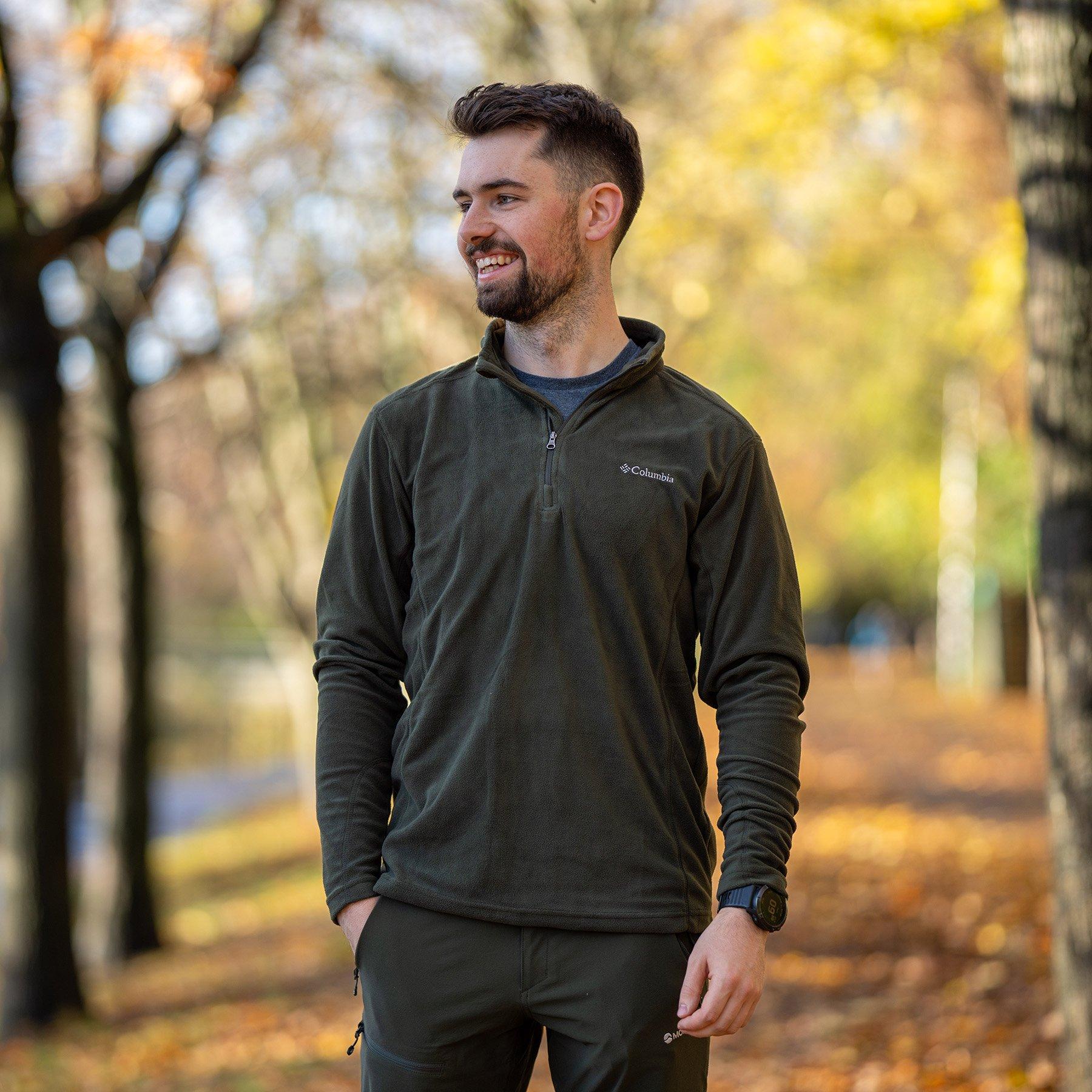 Men's Stratagate 1/2 Zip Fleece - Green - Image 2