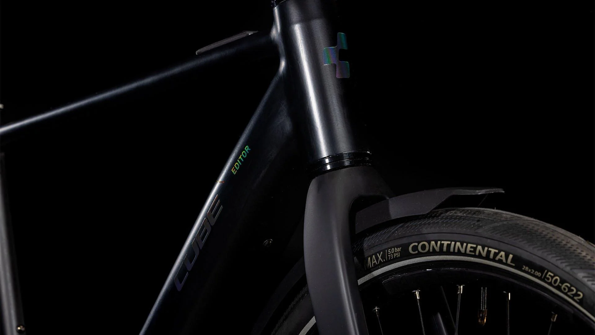 Editor Hybrid Pro FE 400X Hybrid E-Bike - Black - Image 5