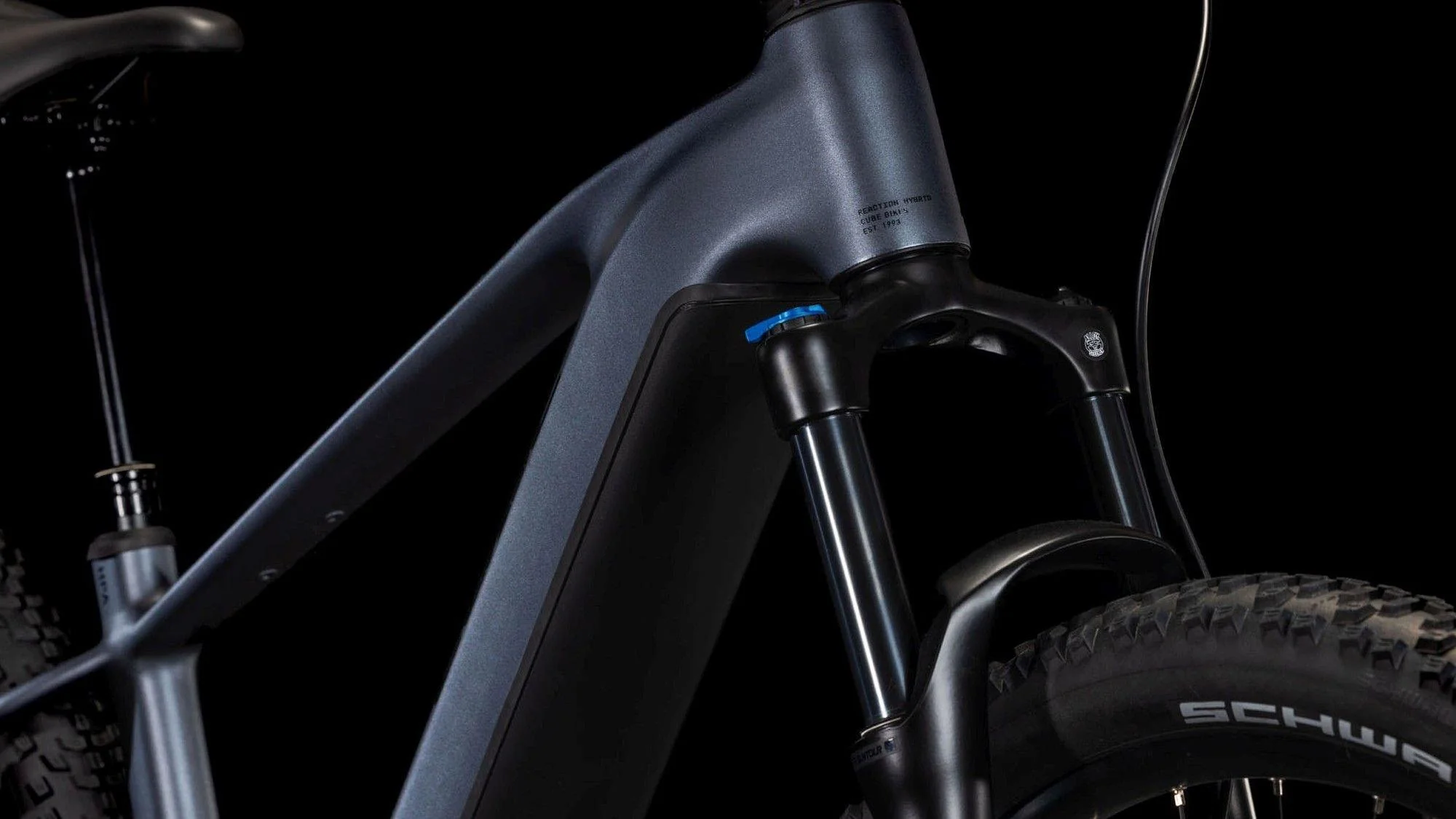 Reaction Hybrid Pro 600 Mountain E-Bike - Grey / Black - Image 2