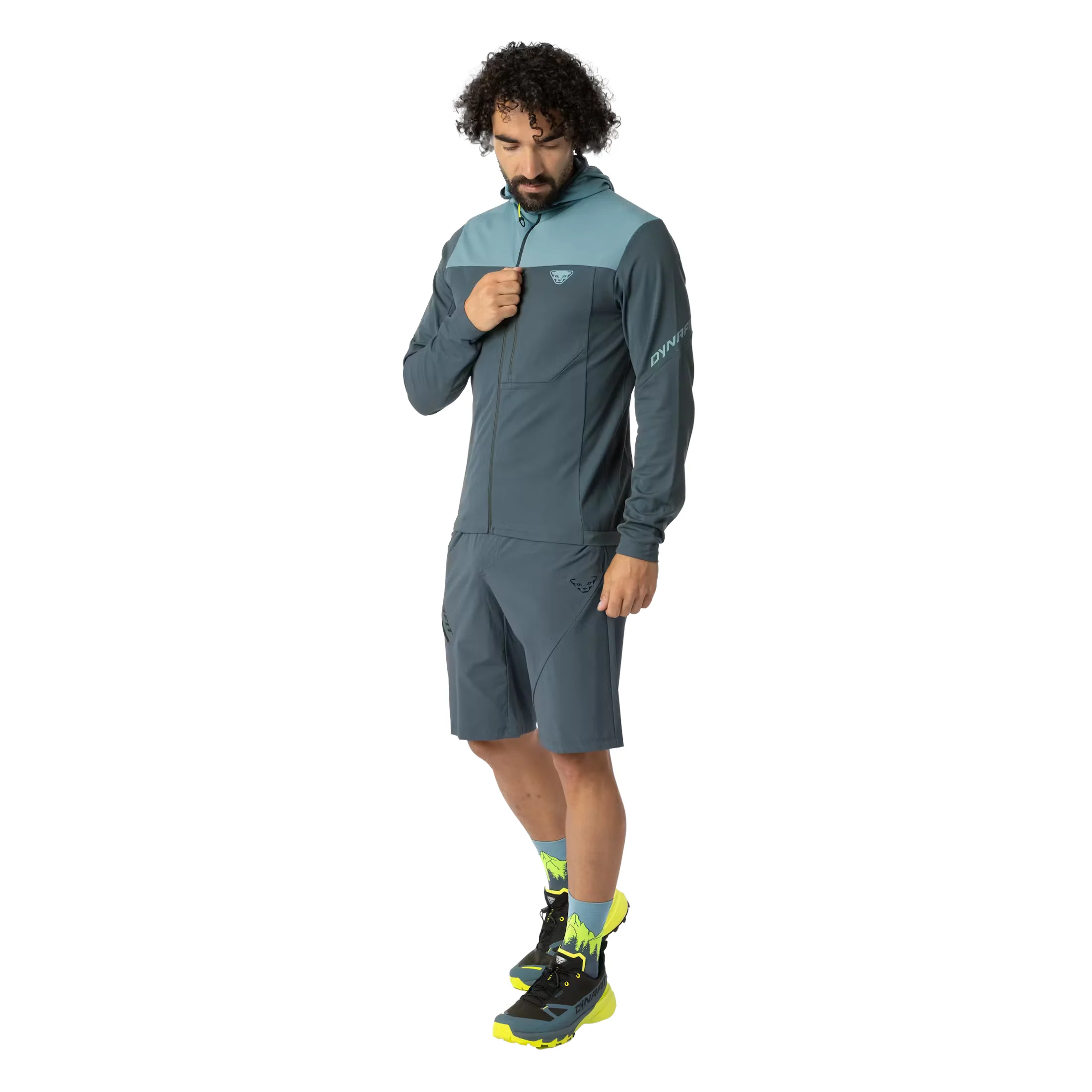 Men's Traverse Thermal Hooded Jacket - Blue - Image 3