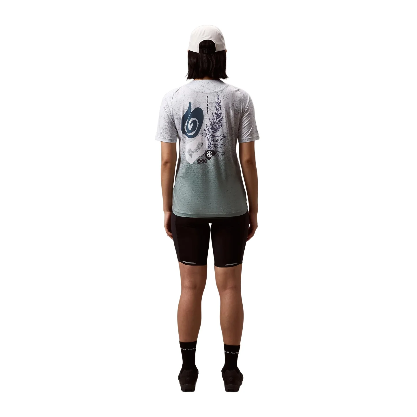 Women's SingleTrack Short-Sleeve Print T-Shirt - Blue - Image 8