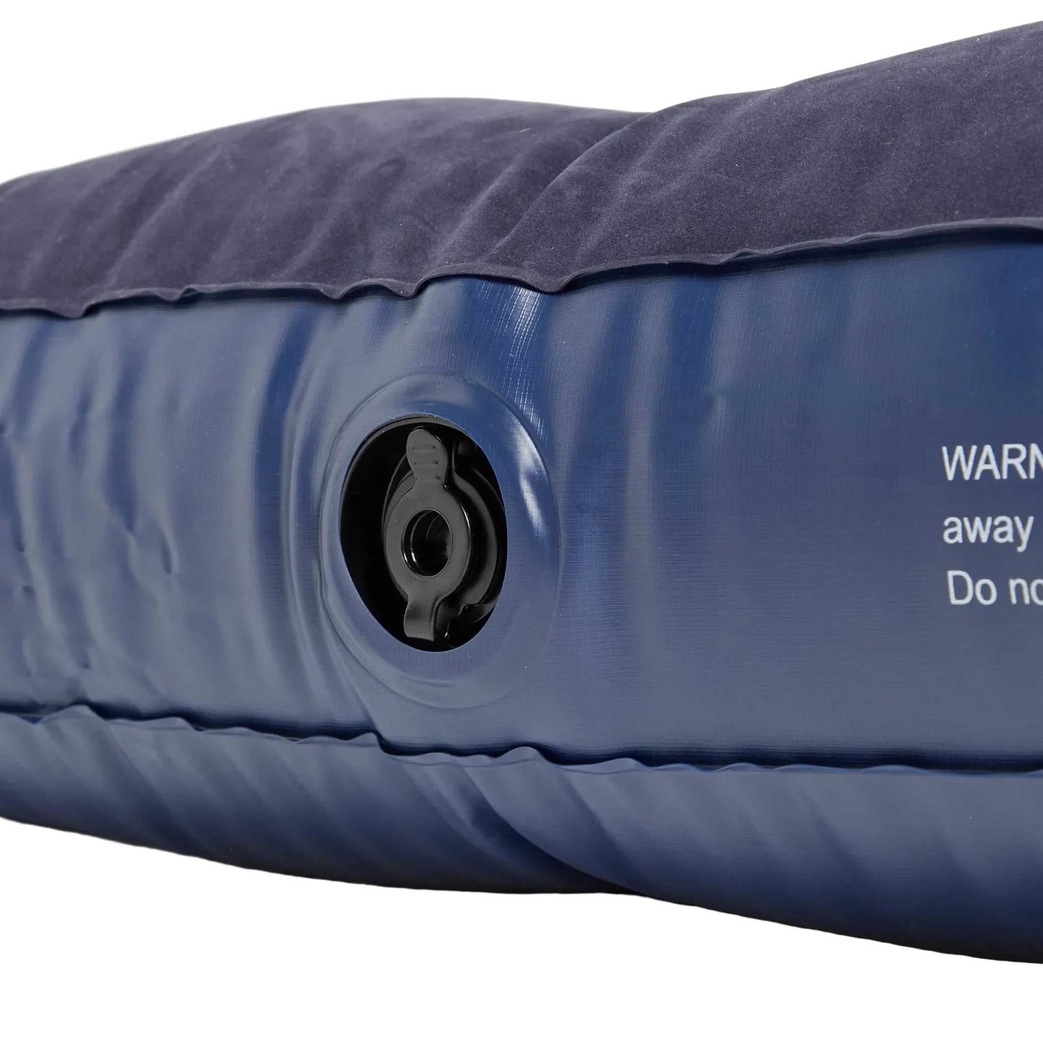 Flocked Double Airbed - Navy - Image 3