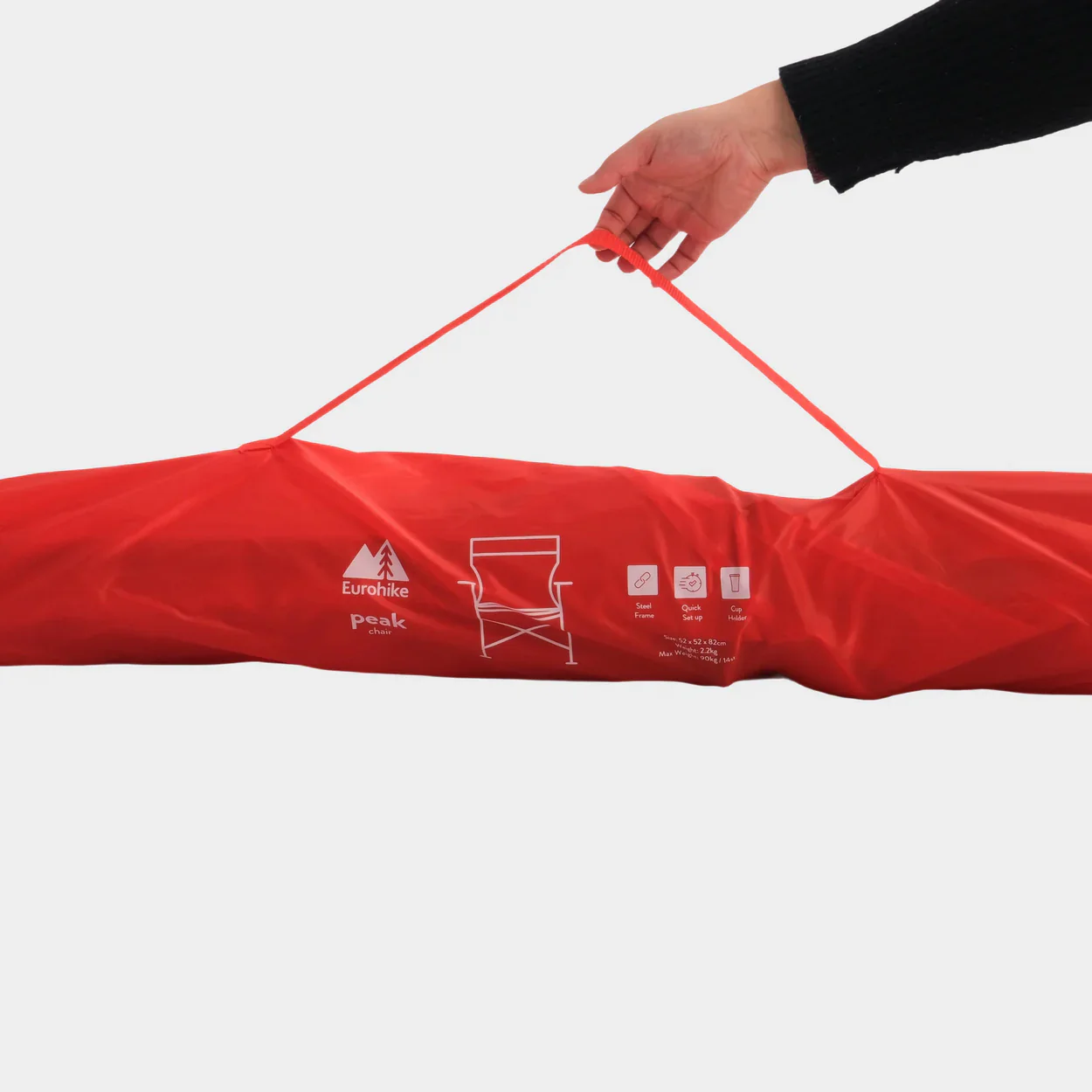 Peak Folding Chair - Red - Image 4