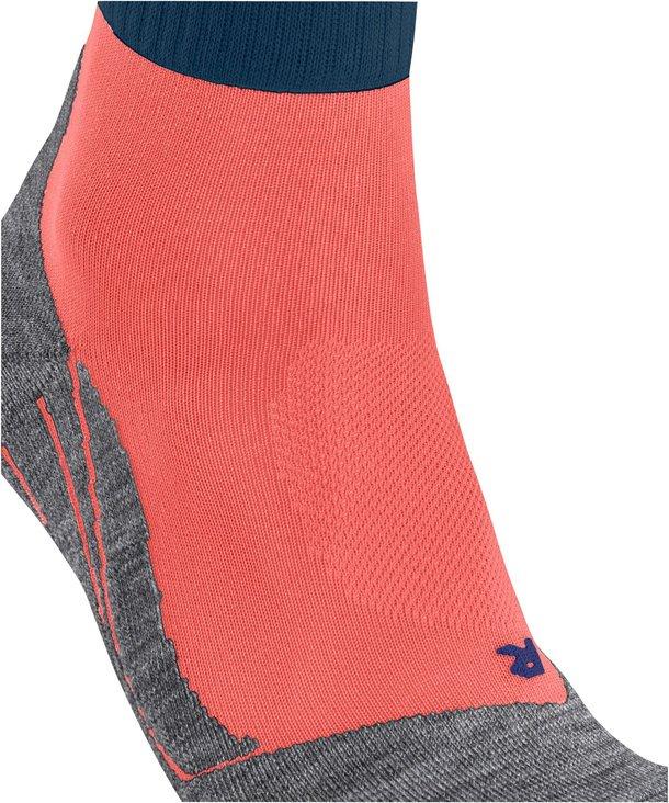 Women's TK2 Cool Short Trekking Socks - Coral - Image 4