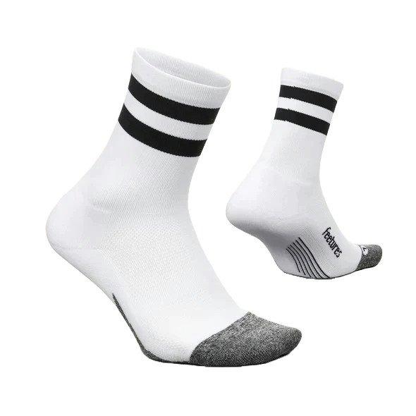 Unisex Elite Light Cushion Mini Crew Socks - White - Image 2