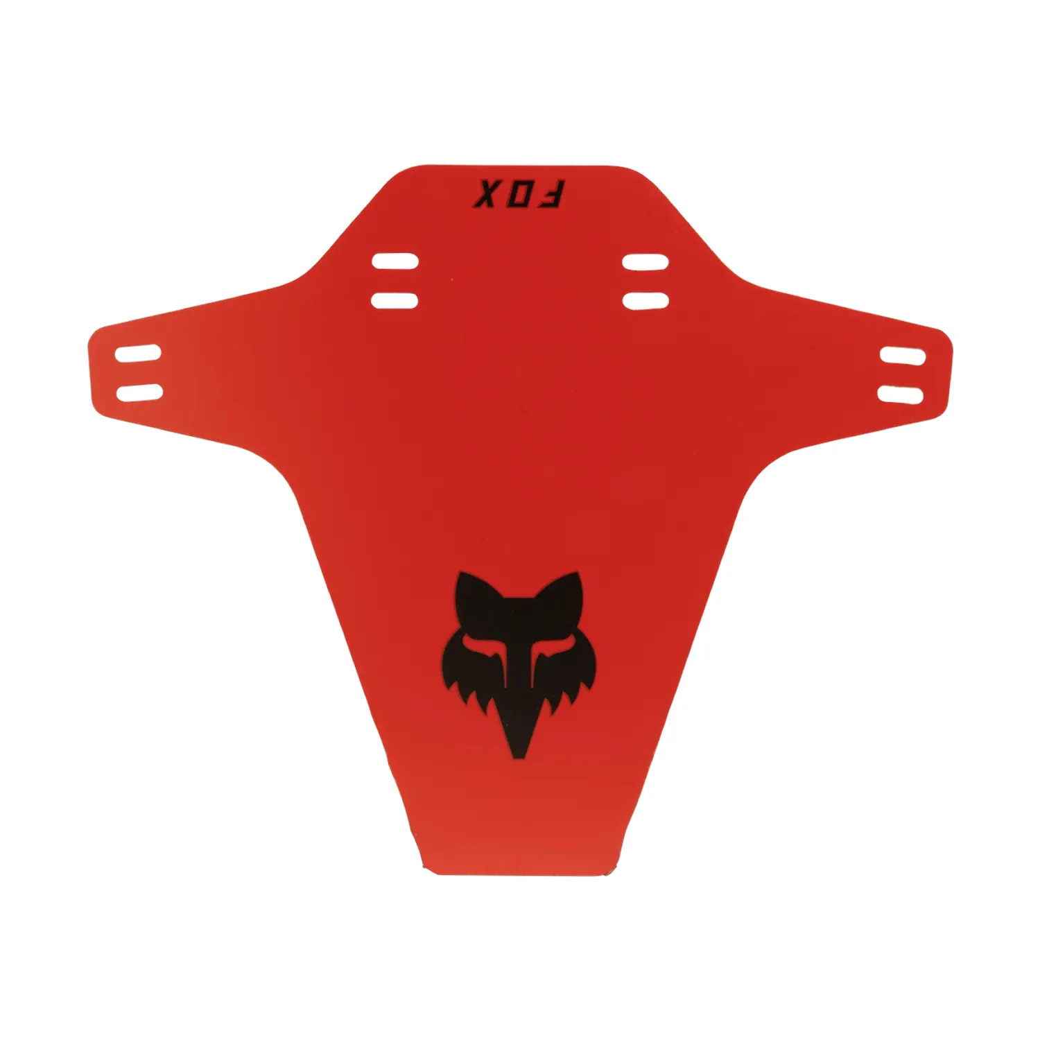 MTB Front Mudguard - Red / Black