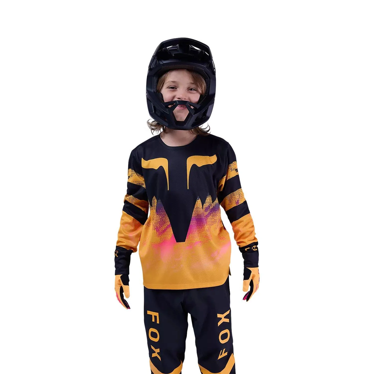 Kids' Ranger Kairos Long-Sleeve Jersey - Orange - Image 3