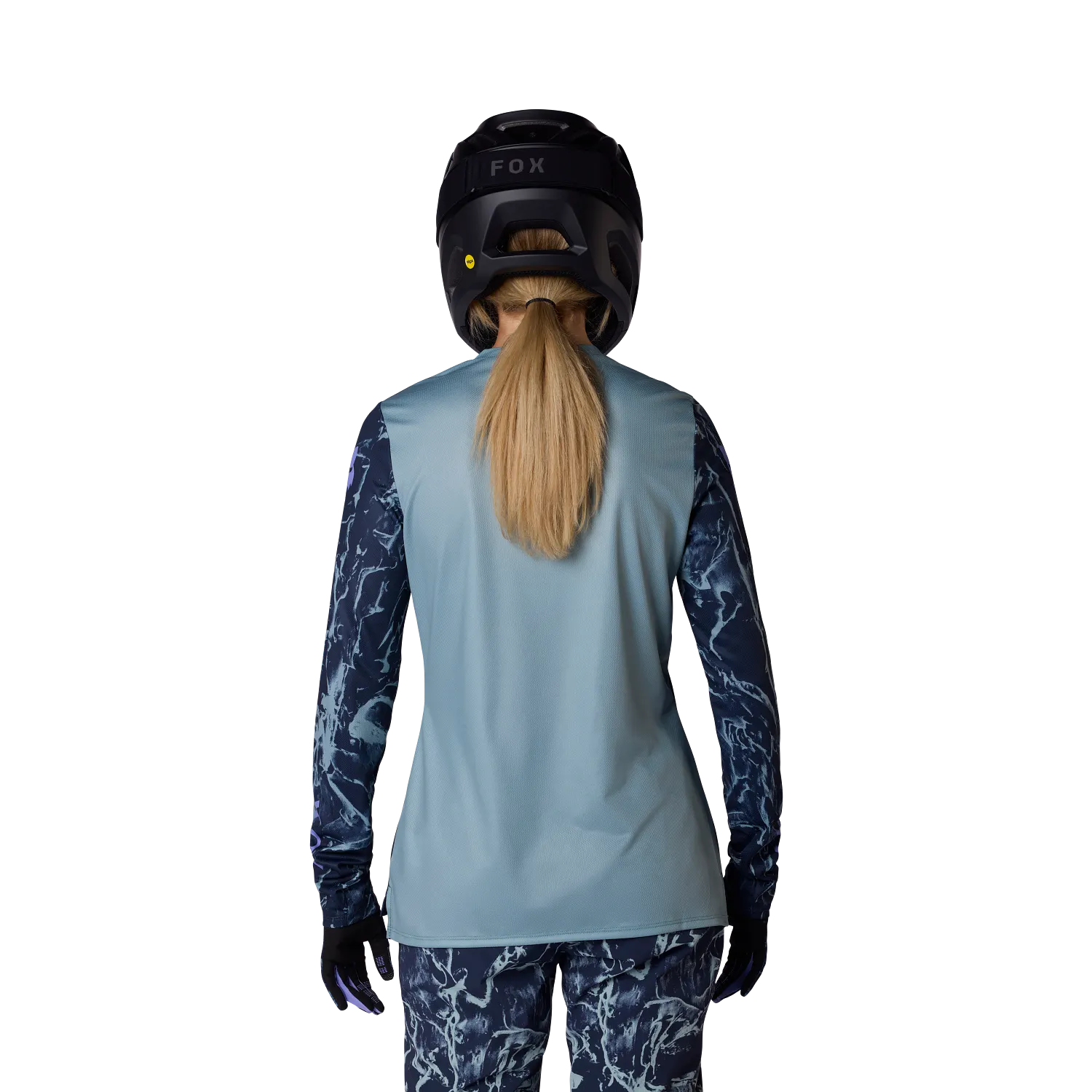 Women's Ranger Long-Sleeve Print Jersey - Blue - Image 4