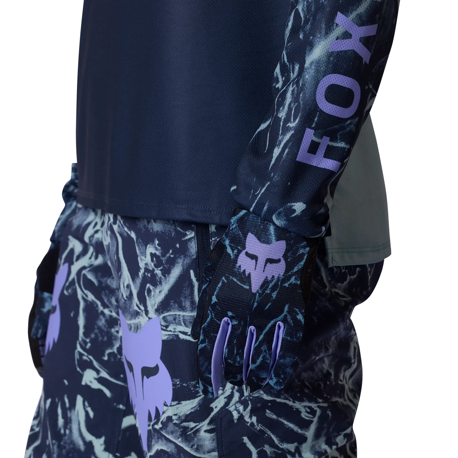 Women's Ranger Long-Sleeve Print Jersey - Blue - Image 5