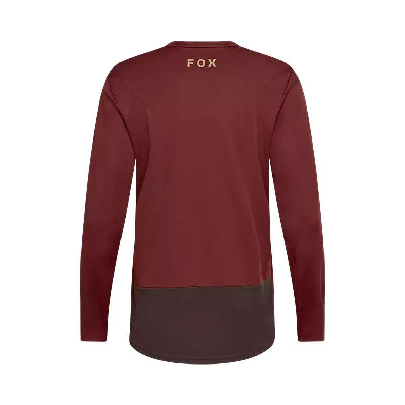 Men's Ranger Fox Head Long-Sleeve Jersey - Red - Image 2
