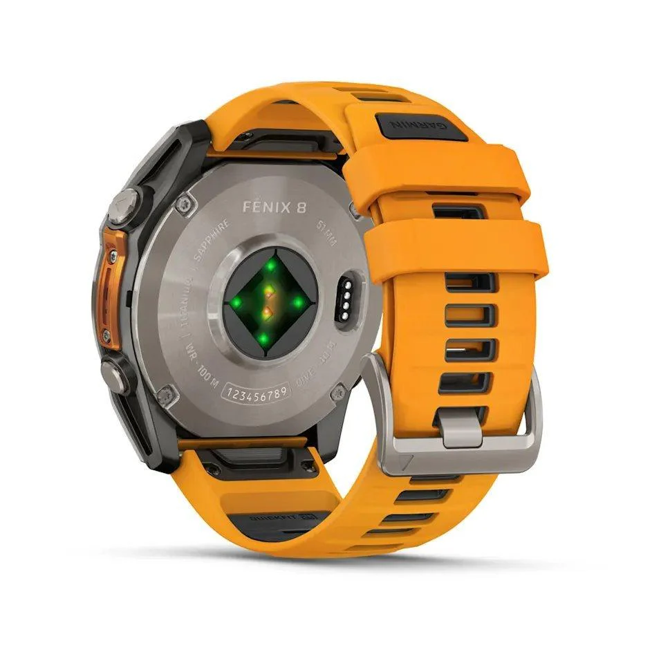 Fēnix 8 51mm AMOLED Edition Watch - Orange - Image 6