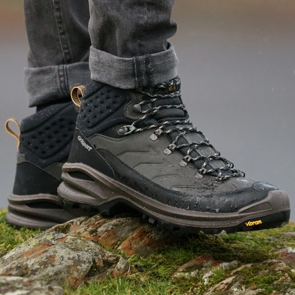 Men's Grand Canyon Walking Boots - Grey - Image 8