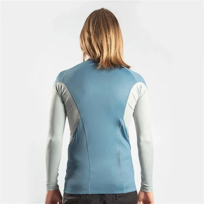 Men's UV Protection Long Sleeve Rash Vest - Blue - Image 2
