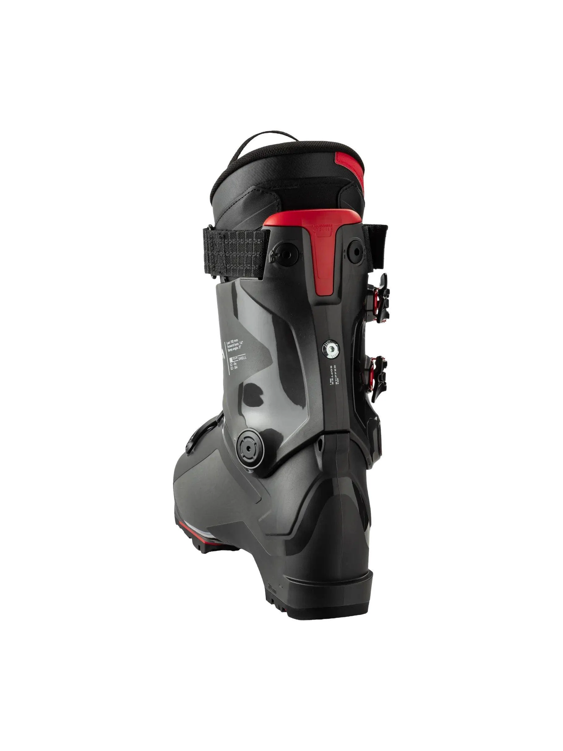 Men's Edge 110 HV GW BOA Ski Boot - Anthracite / Red - Image 4