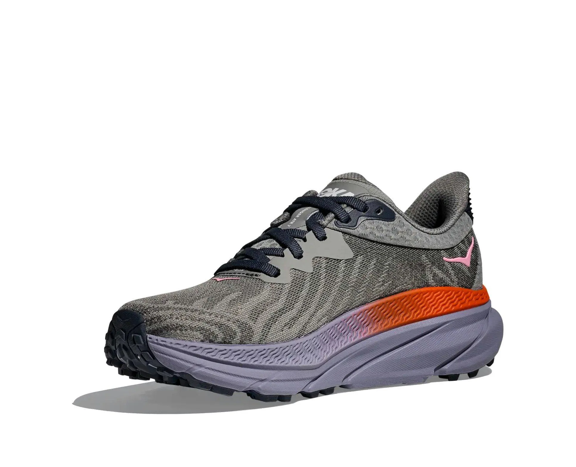 Women's Challenger 7 Trail Running Shoes - Grey/Purple - Image 3