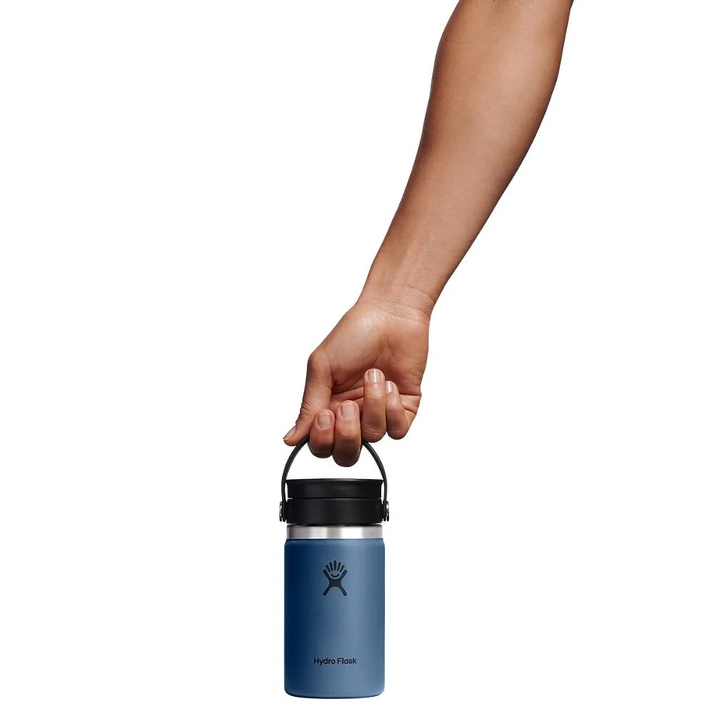 12oz Wide Mouth Flex Coffee Flask - Blue - Image 3