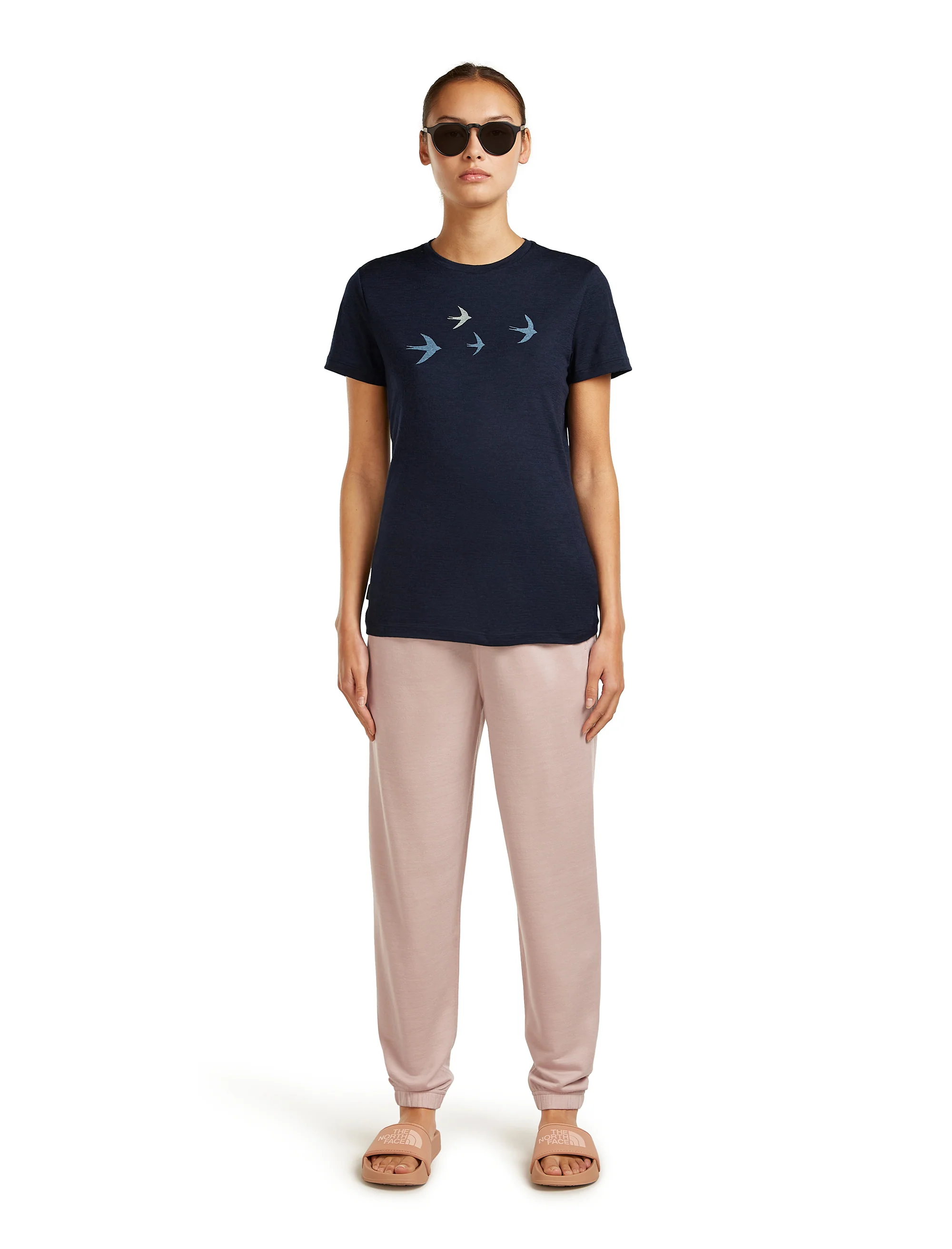 Women's 150 Tech Lite T-Shirt - Bird Transit / Navy - Image 6