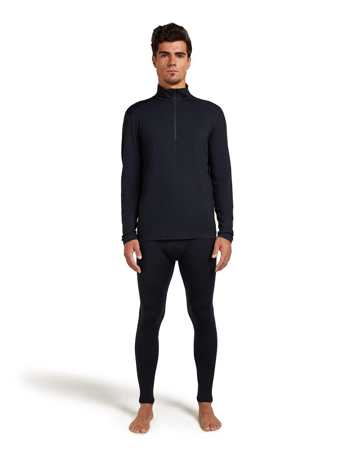 Men's 200 Oasis Long-Sleeve 1/2 Zip Thermal Top - Navy - Image 6