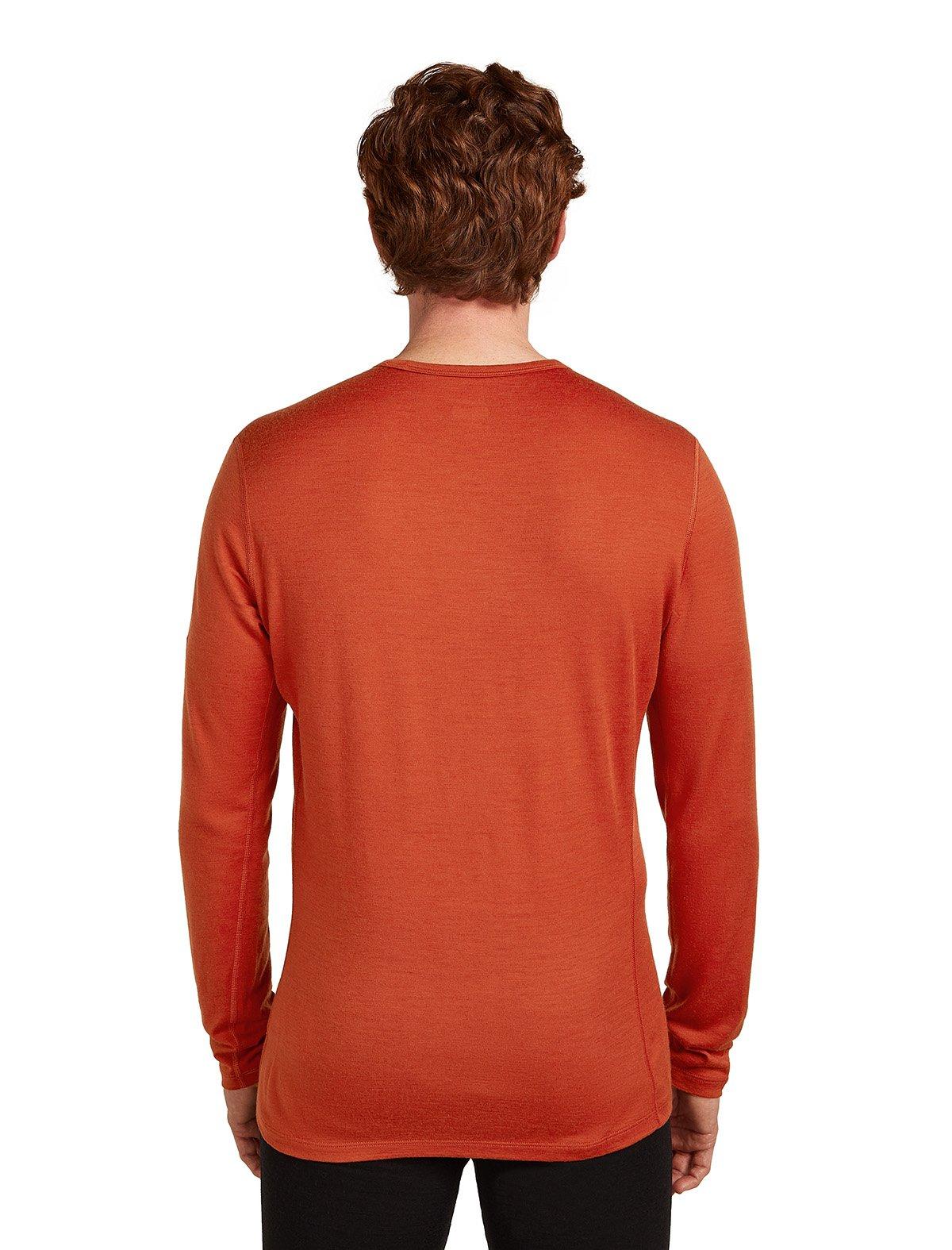 Men's 200 Oasis Long-Sleeve Crewe Thermal Top - Red - Image 2