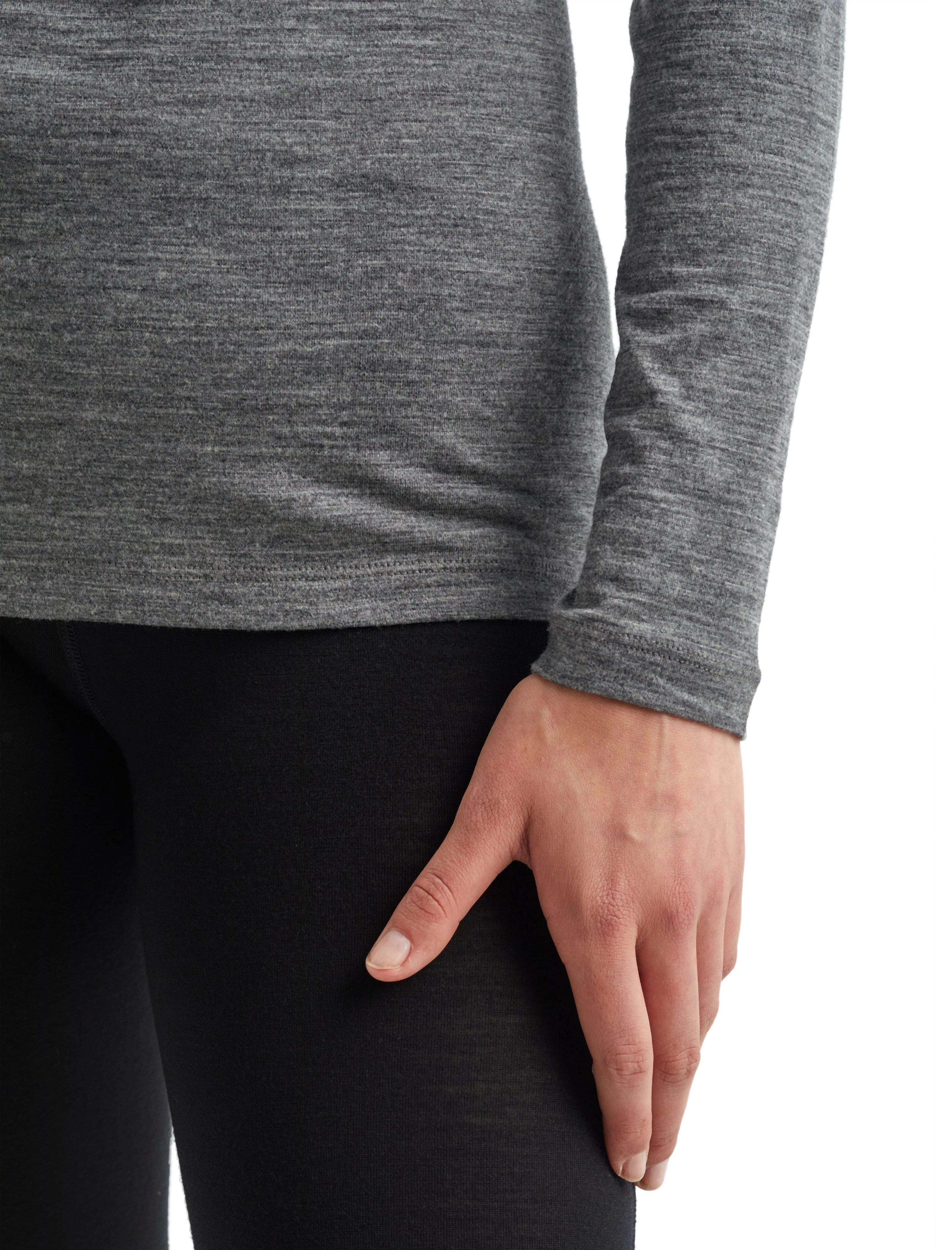 Women's 200 Oasis Long Sleeve Crewe - Gritstone Heather - Image 6