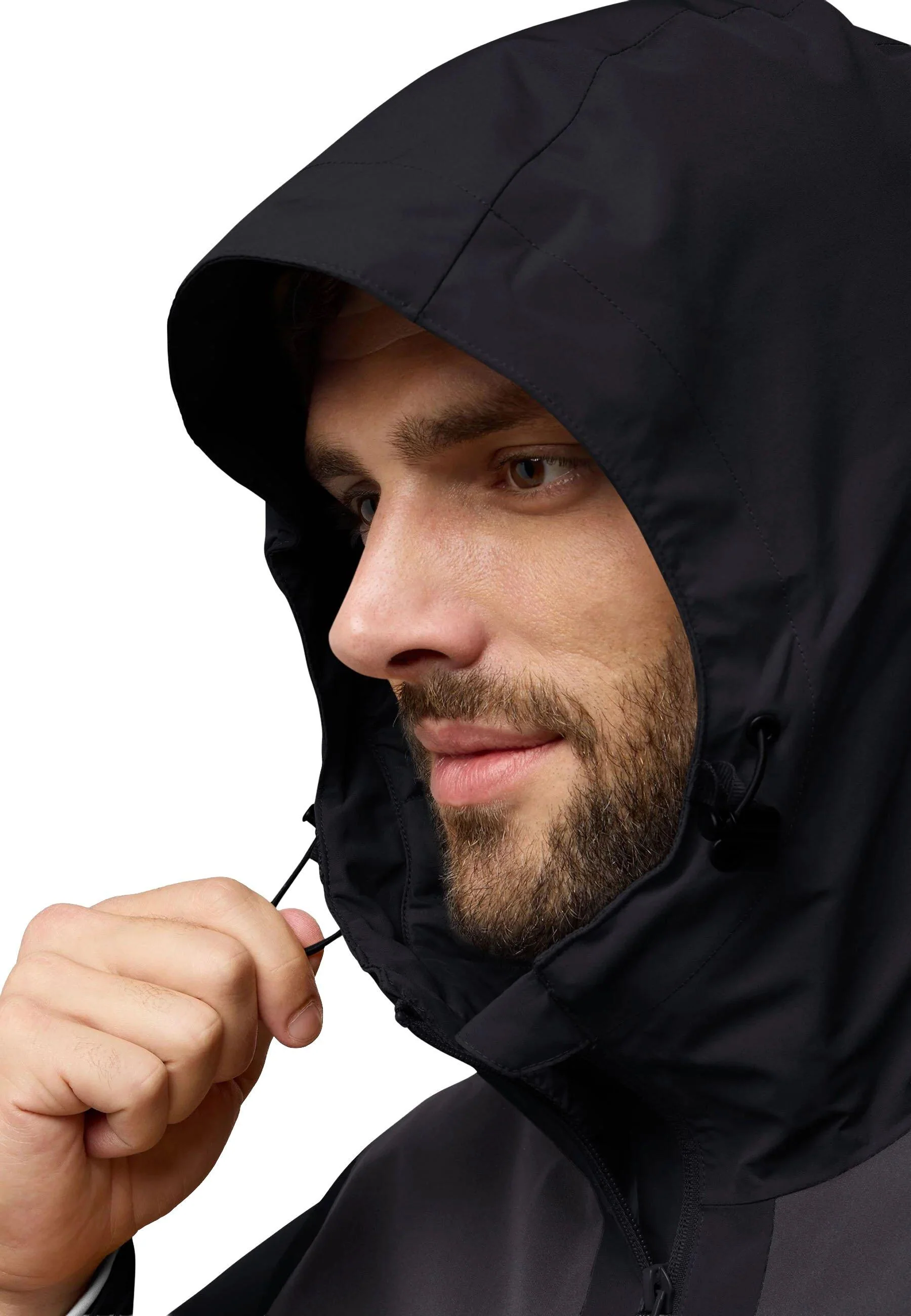Men's Jasper Insulated Waterproof Jacket - Black - Image 7