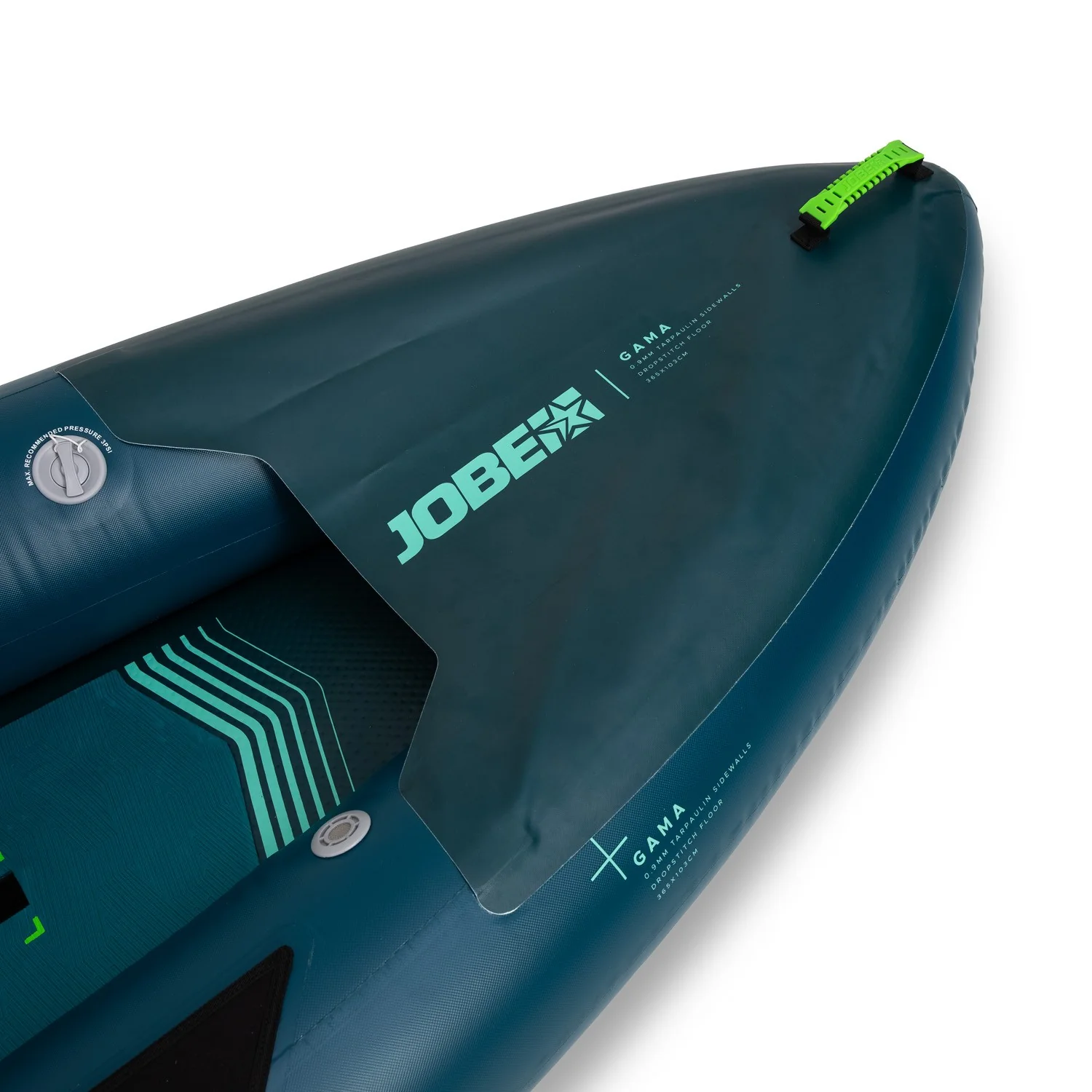 Gama Inflatable Kayak Package - Green - Image 5