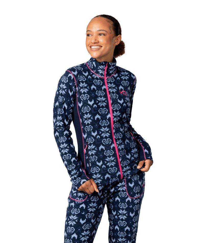 Women's Olga Full Zip Fleece - Navy - Image 3