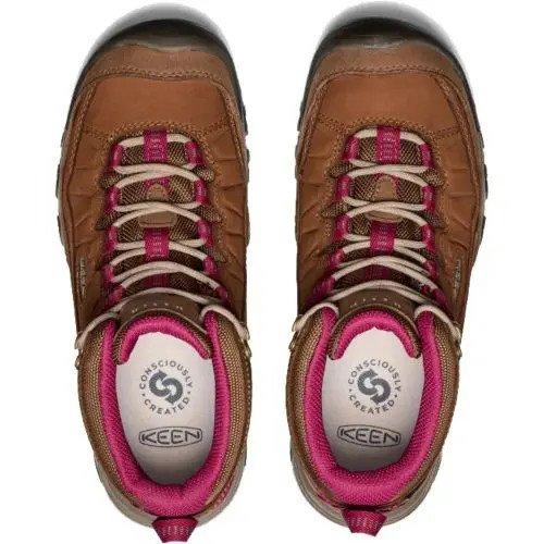 Women's Targhee IV Waterproof Hiking Boots - Brown / Pink - Image 4
