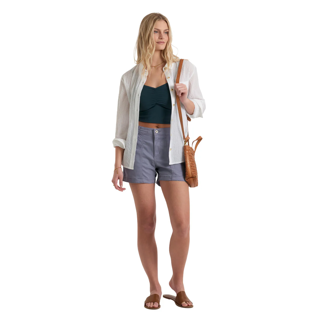Women's Marlie Long-Sleeve Shirt - White - Image 4