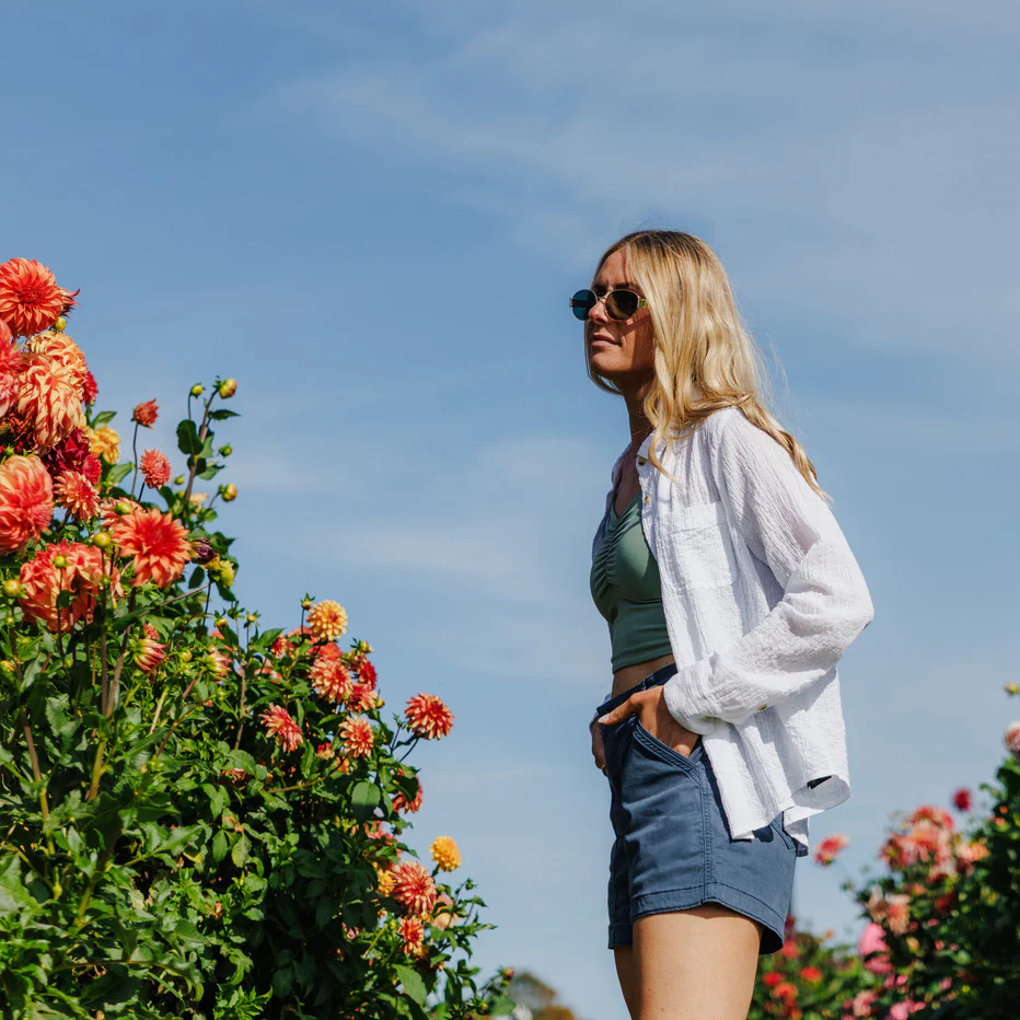 Women's Marlie Long-Sleeve Shirt - White - Image 6