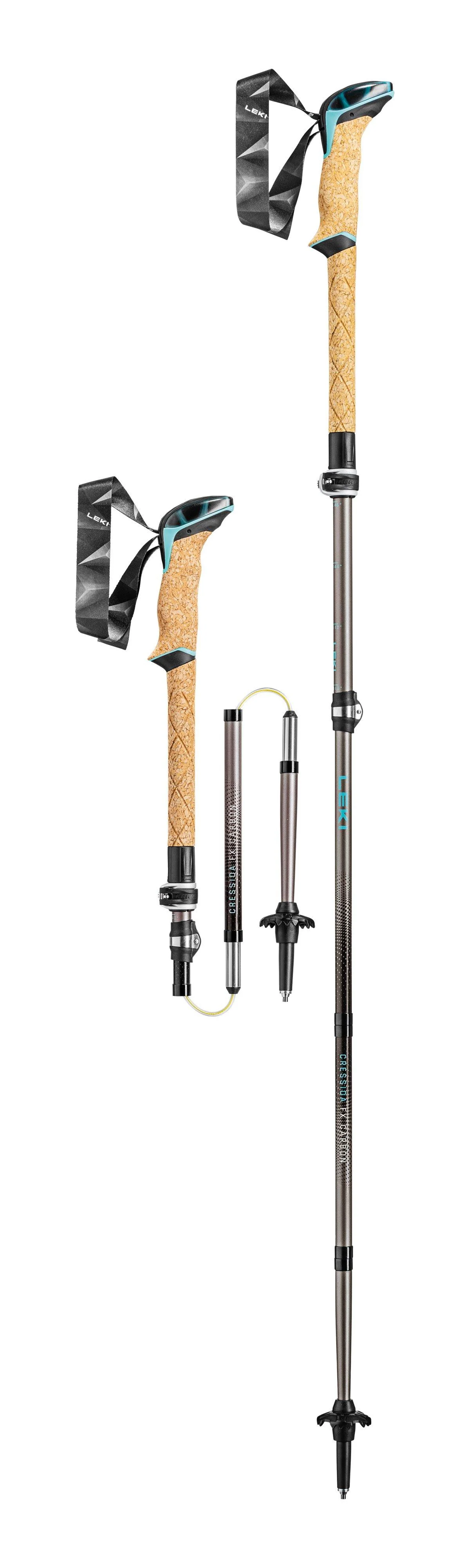 Women's Cressida FX Carbon 100-120CM Walking Poles - Black
