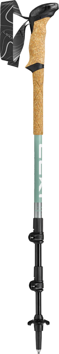 Makalu Lite Compact Walking Poles - Green - Image 3
